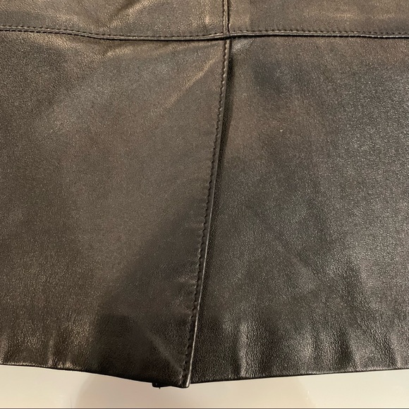 I Magnin 1980’s or earlier Fabulous Leather skirt made in Hong Kong - Picture 8 of 11